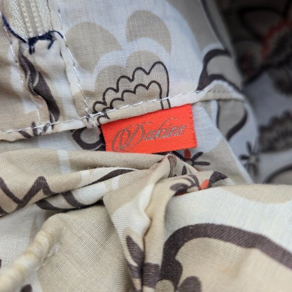 Y2K Brown Tweed Shoulder Bag Large Canvas Academia Fall Autumn Downtown Girl - Picture 13 of 13